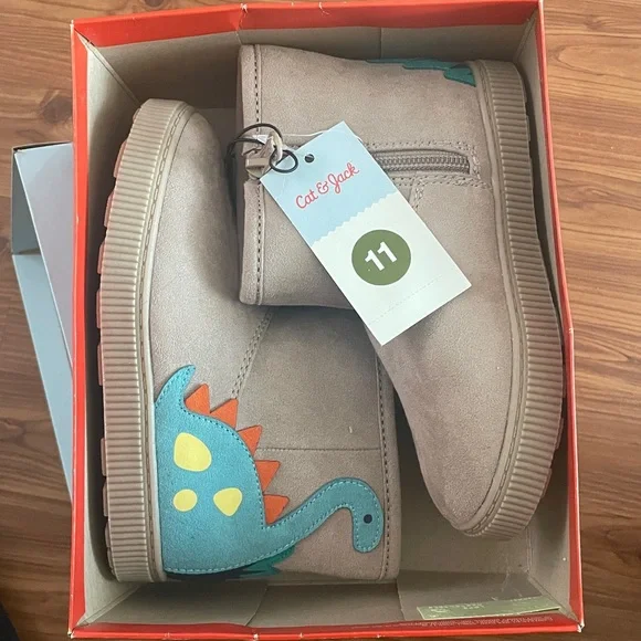 BRAND NEW girl youth cat & jack vesper boots size 11 - Picture 5 of 6